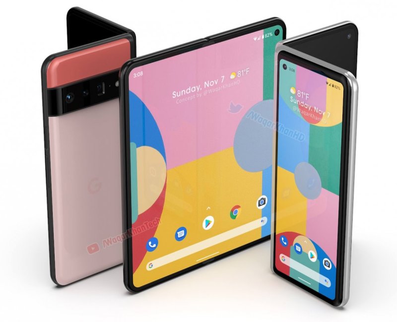 Google Pixel Fold un bazı özellikleri belli oldu #1