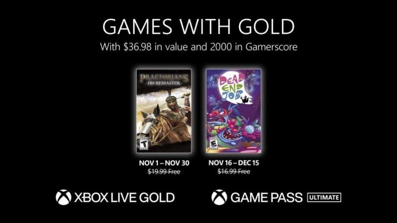 Xbox Live Gold üyelerine Kasım 2022 de verilecek ücretsiz oyunlar #1